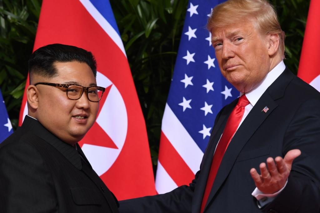 Президент США и Северной Кореи