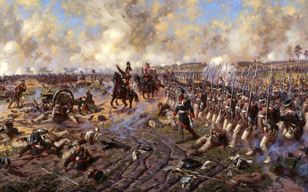 Битва при Бородино, картина